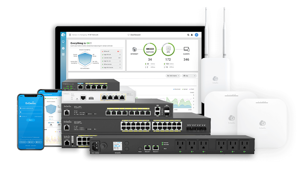 EnGenius Cloud - 視覺化的智慧雲端網路管理